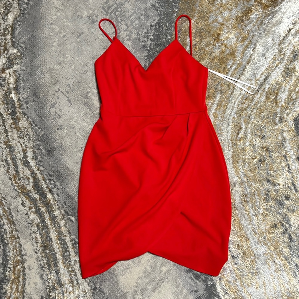 Red mini dress. Size Large. Purchased from Lulus.